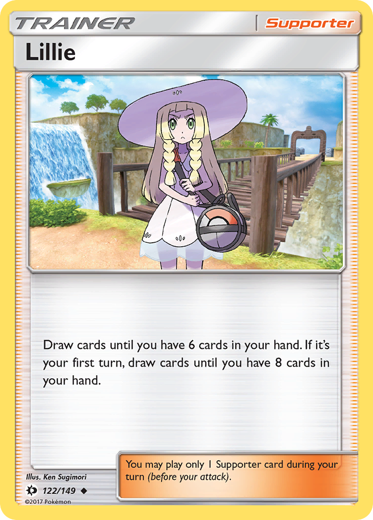 Lillie (122/149) [Sun & Moon: Base Set] - Destination Retro