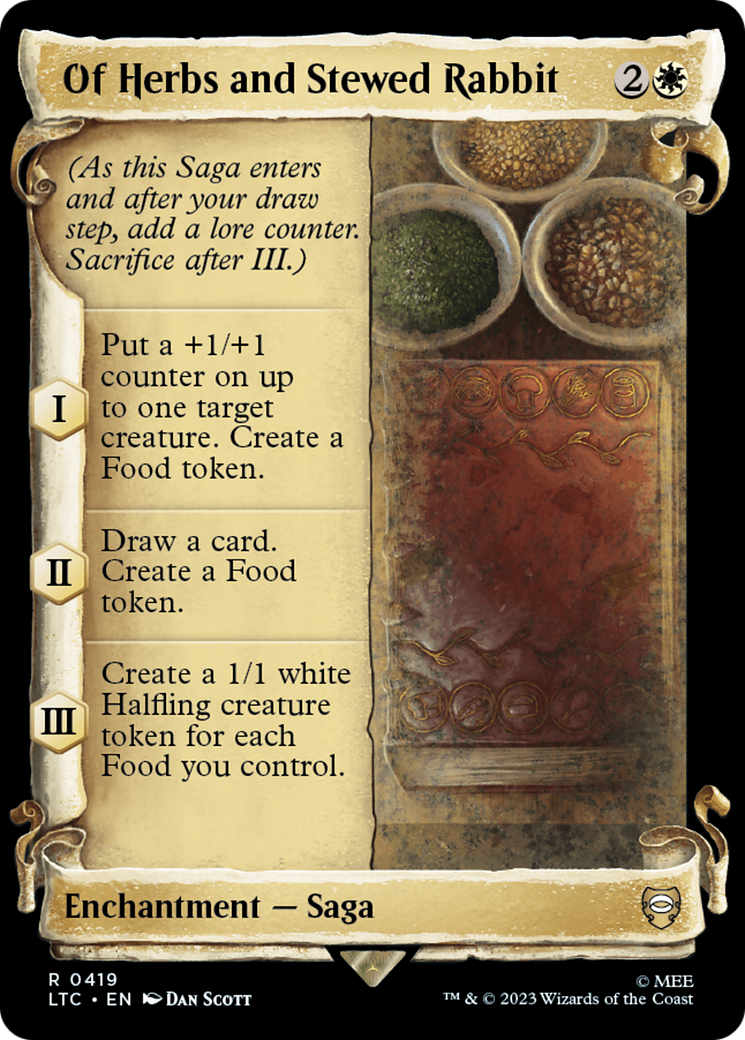 Of Herbs and Stewed Rabbit [The Lord of the Rings: Tales of Middle-Earth Commander Showcase Scrolls] - Destination Retro