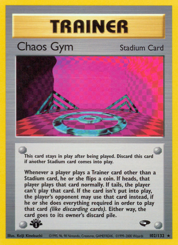 Chaos Gym (102/132) [Gym Challenge 1st Edition] - Destination Retro