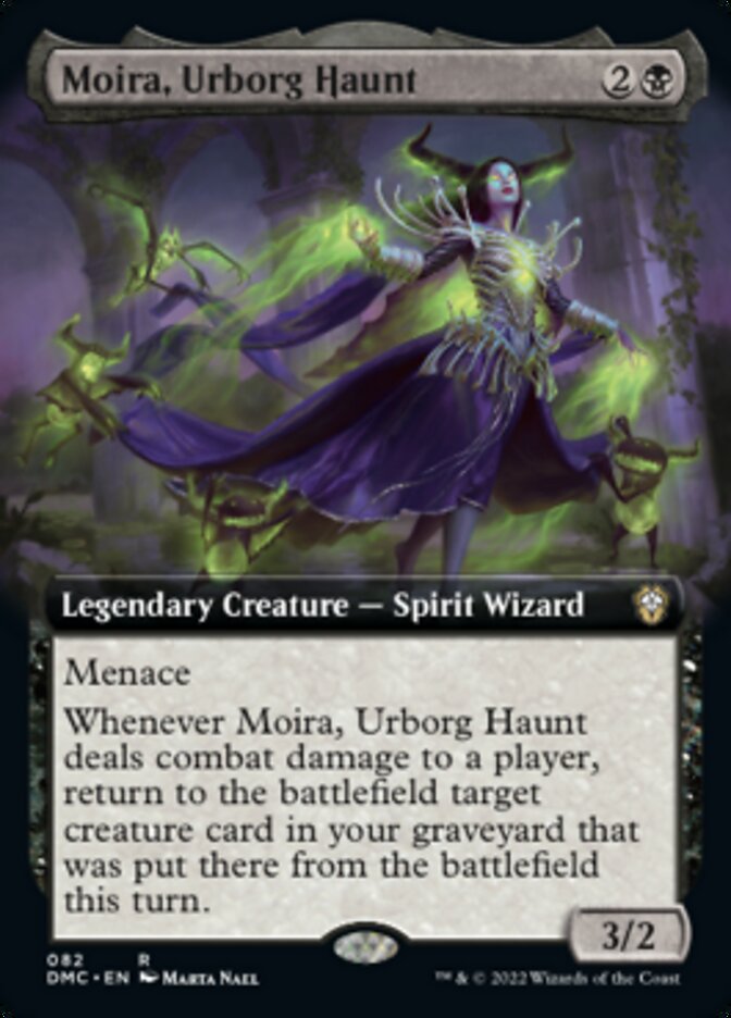 Moira, Urborg Haunt (Extended Art) [Dominaria United Commander] - Destination Retro