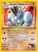 Giovanni's Machoke (42/132) [Gym Challenge 1st Edition] - Destination Retro