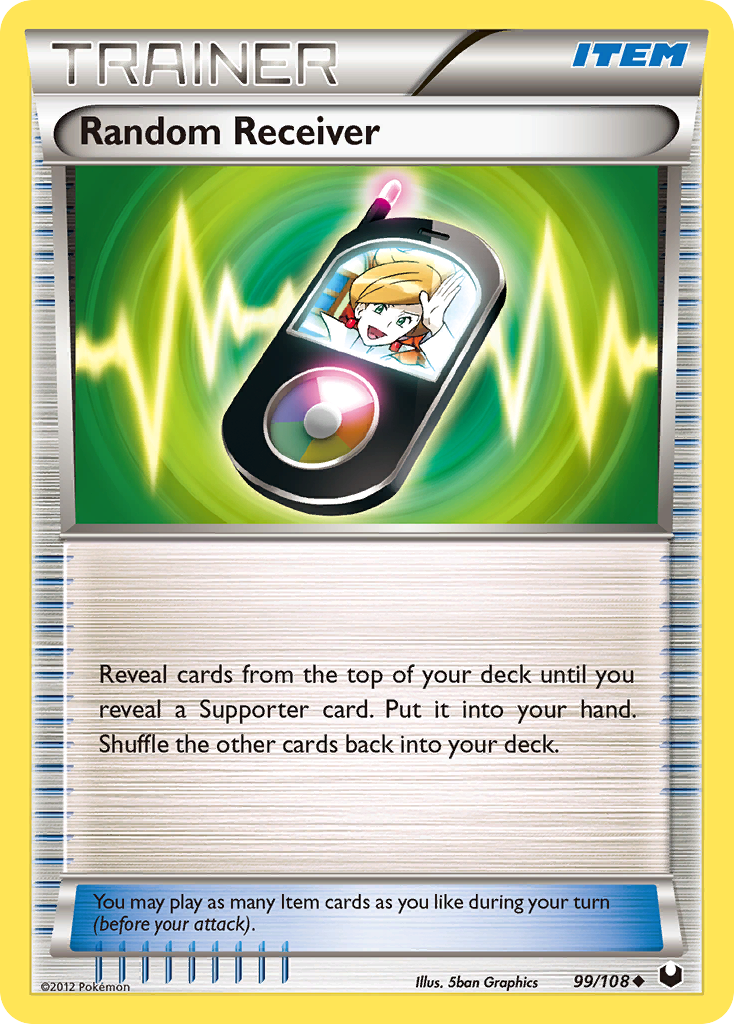 Random Receiver (99/108) [Black & White: Dark Explorers] - Destination Retro