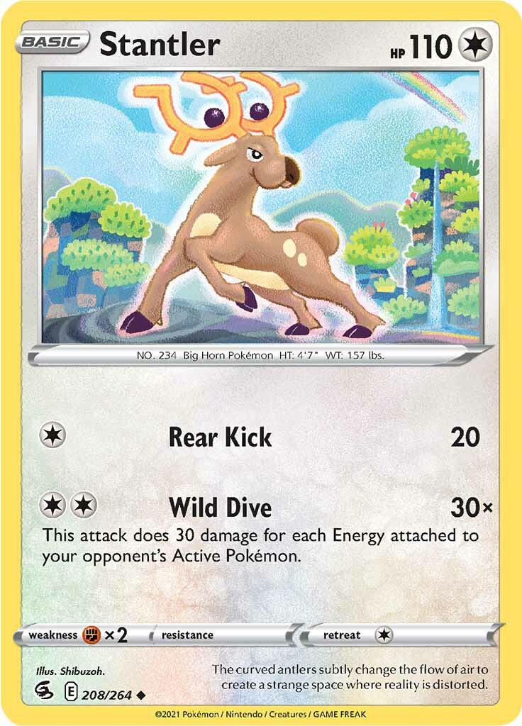 Stantler (208/264) [Sword & Shield: Fusion Strike] - Destination Retro