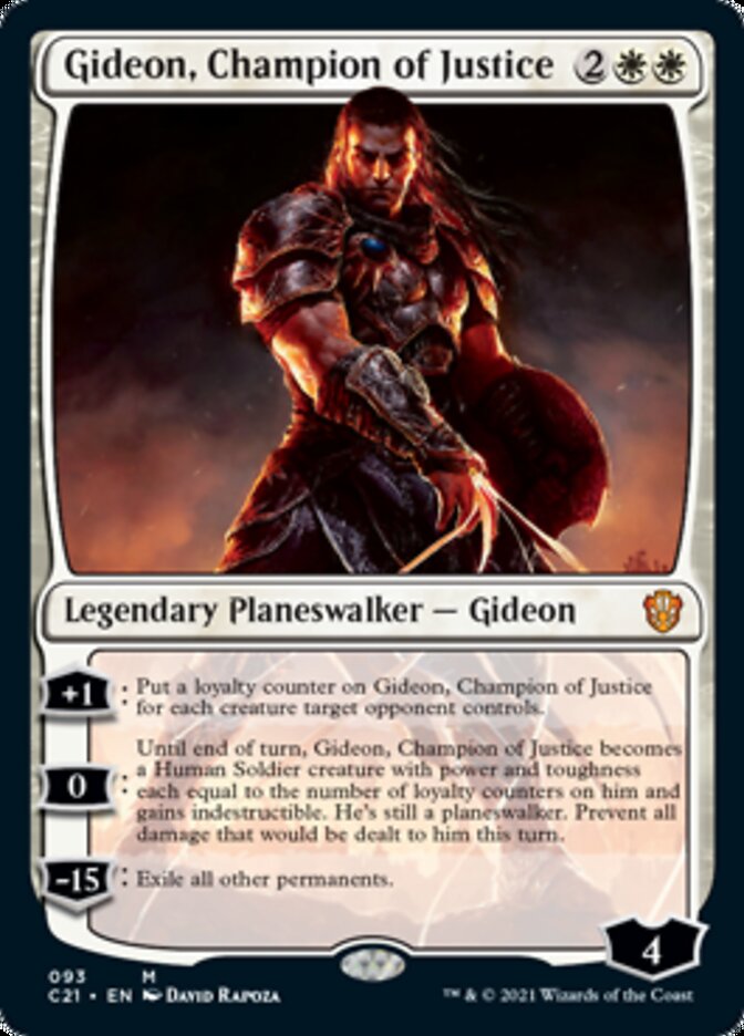Gideon, Champion of Justice [Commander 2021] - Destination Retro