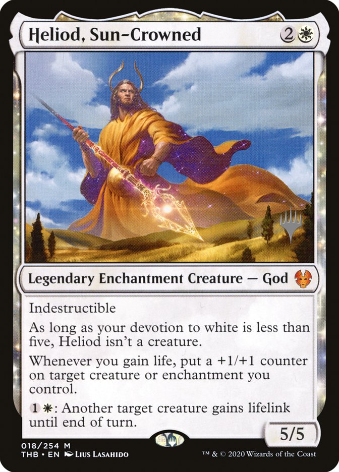 Heliod, Sun-Crowned (Promo Pack) [Theros Beyond Death Promos] - Destination Retro