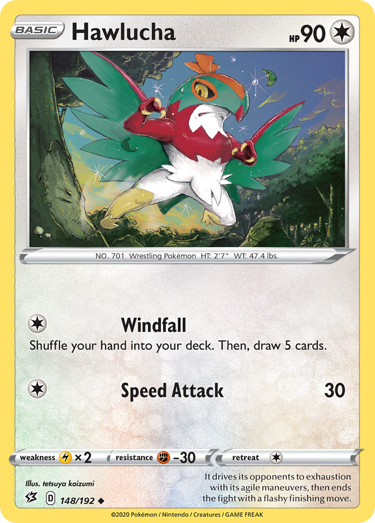 Hawlucha (148/192) [Sword & Shield: Rebel Clash] - Destination Retro