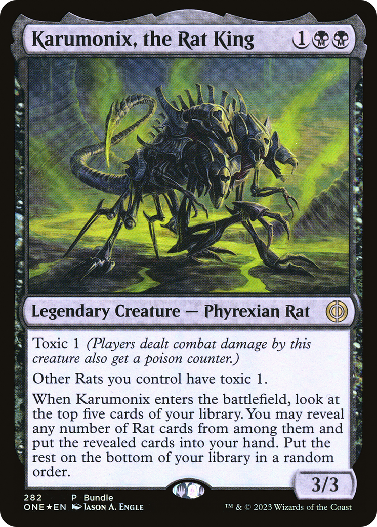 Karumonix, the Rat King (Bundle) [Phyrexia: All Will Be One] - Destination Retro