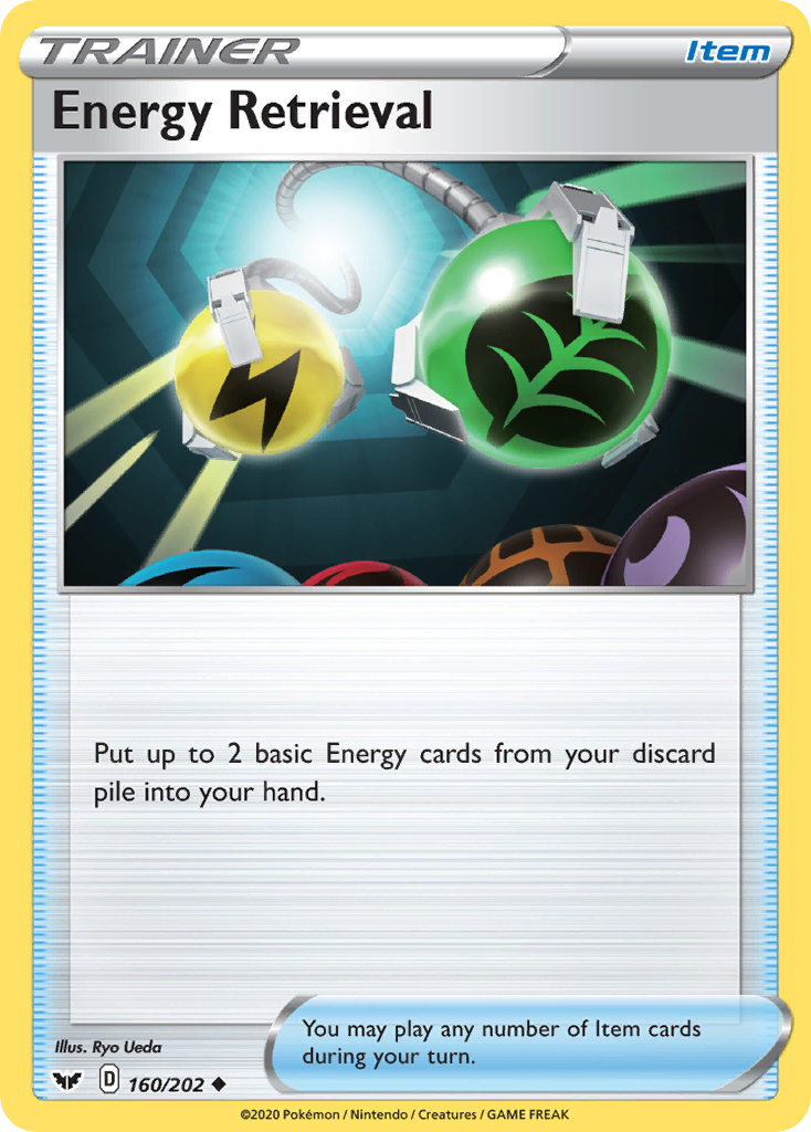 Energy Retrieval (160/202) [Sword & Shield: Base Set] - Destination Retro