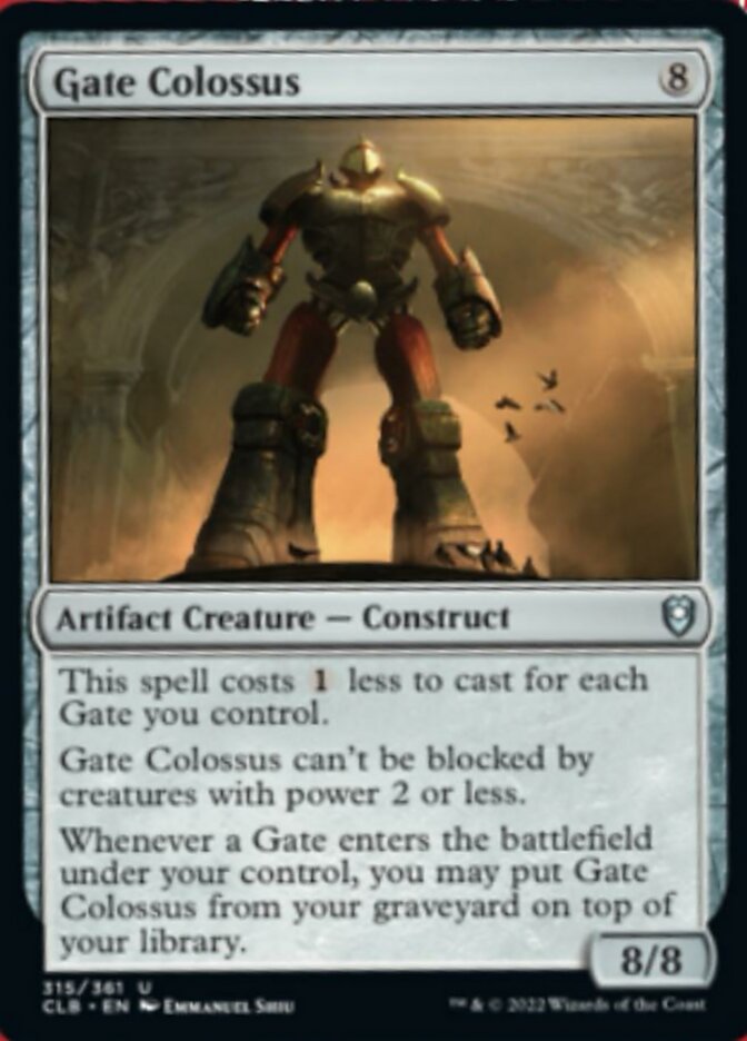 Gate Colossus [Commander Legends: Battle for Baldur's Gate] - Destination Retro