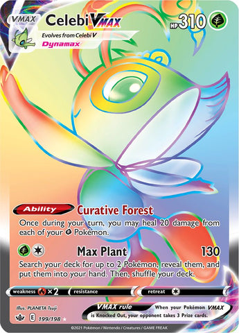 Celebi VMAX (199/198) [Sword & Shield: Chilling Reign] - Destination Retro