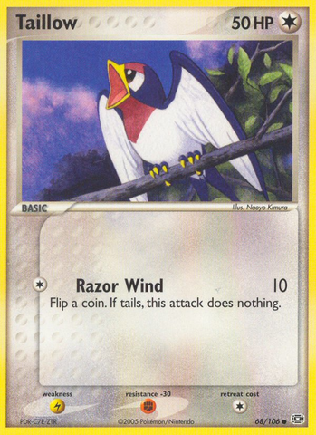 Taillow (68/106) [EX: Emerald] - Destination Retro