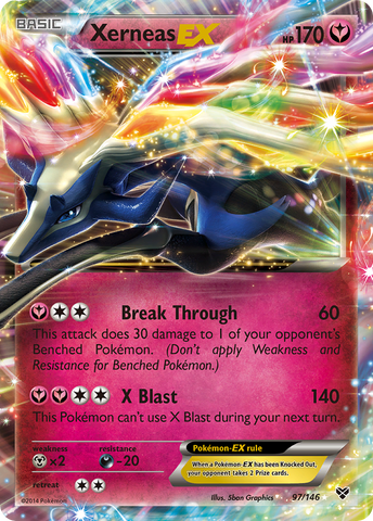 Xerneas EX (97/146) [XY: Base Set] - Destination Retro