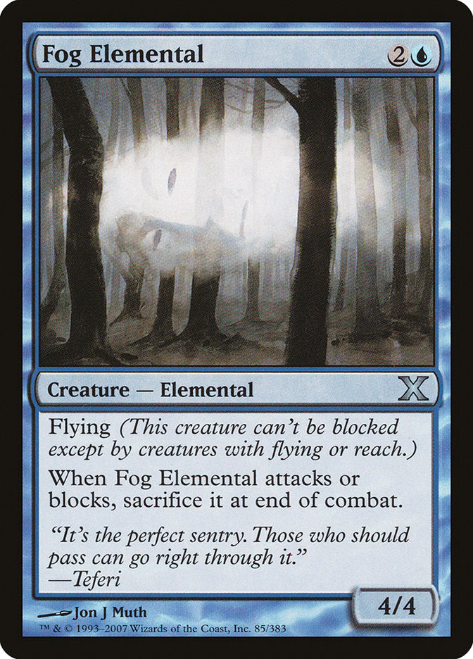 Fog Elemental [Tenth Edition] - Destination Retro