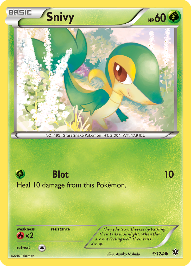 Snivy (5/124) [XY: Fates Collide] - Destination Retro