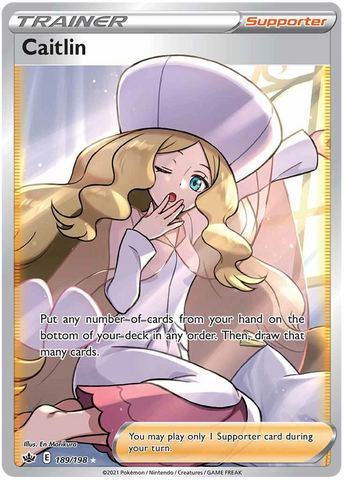 Caitlin (189/198) [Sword & Shield: Chilling Reign] - Destination Retro