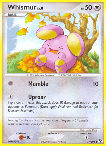 Whismur (94/106) [Diamond & Pearl: Great Encounters] - Destination Retro