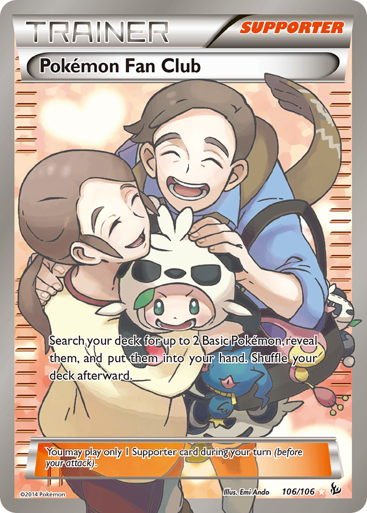 Pokemon Fan Club (106/106) [XY: Flashfire] - Destination Retro