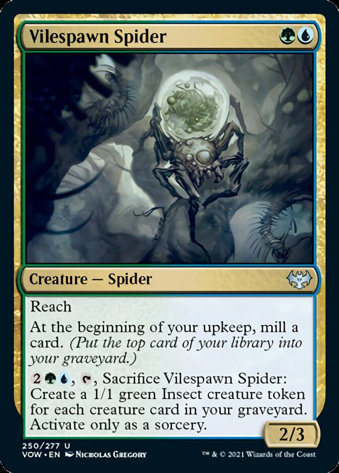 Vilespawn Spider [Innistrad: Crimson Vow] - Destination Retro