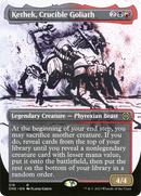 Kethek, Crucible Goliath (Borderless Ichor) [Phyrexia: All Will Be One] - Destination Retro