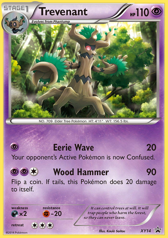 Trevenant (XY14) [XY: Black Star Promos] - Destination Retro