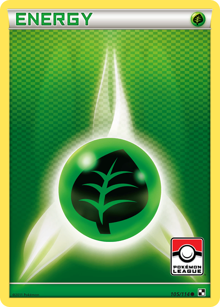 Grass Energy (105/114) [Black & White: Base Set] - Destination Retro
