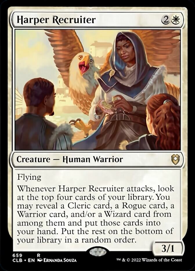 Harper Recruiter [Commander Legends: Battle for Baldur's Gate] - Destination Retro