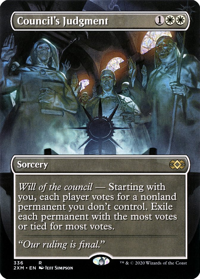 Council's Judgment (Borderless) [Double Masters] - Destination Retro