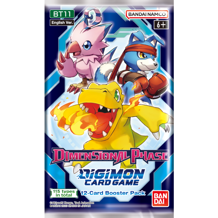 DIGIMON CARD GAME - DIMENSIONAL PHASE - BOOSTER PACK - Destination Retro