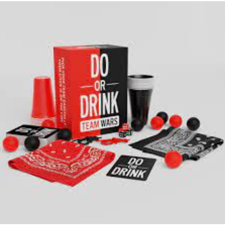 Do or Drink Team Wars Drinking-Centric Card Game - Destination Retro