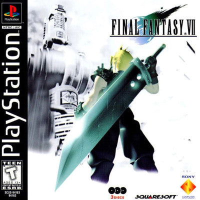 CANVAS PRINT - FINAL FANTASY VII - 12"x12" - Destination Retro