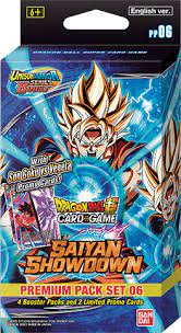 DRAGON BALL SUPER TCG - SAIYAN SHOWDOWN PREMIUM PACK - Destination Retro