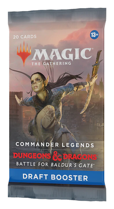 MTG - COMMANDER LEGENDS: BATTLE FOR BALDUR'S GATE - DRAFT BOOSTER PACK (PRE-ORDER JUNE 10) - Destination Retro
