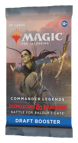 MTG - COMMANDER LEGENDS: BATTLE FOR BALDUR'S GATE - DRAFT BOOSTER PACK (PRE-ORDER JUNE 10) - Destination Retro