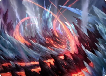 Frostboil Snarl Art Card [Strixhaven: School of Mages Art Series] - Destination Retro