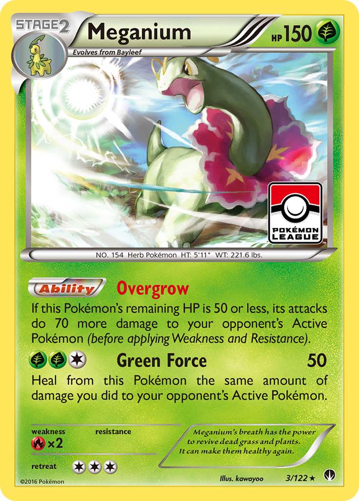 Meganium (3/122) [XY: BREAKpoint] - Destination Retro