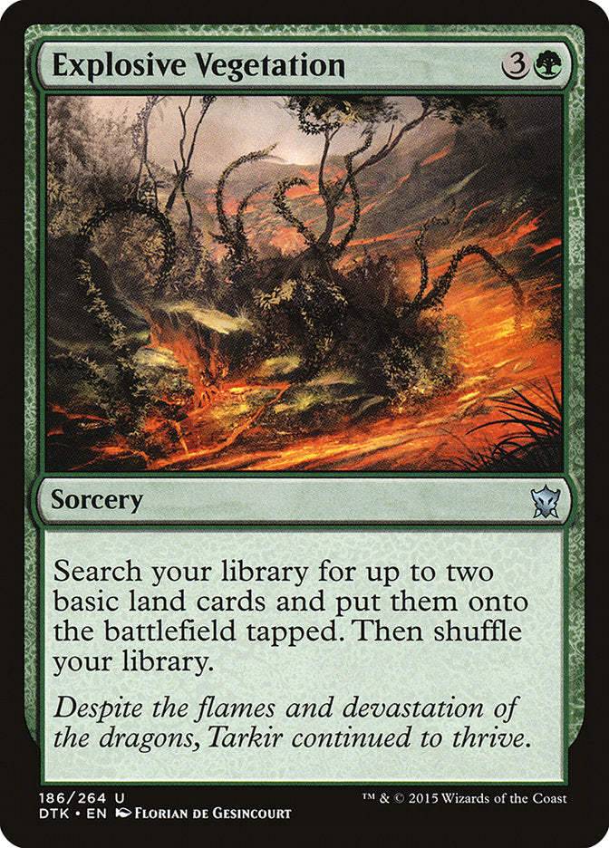 Explosive Vegetation [Dragons of Tarkir] - Destination Retro