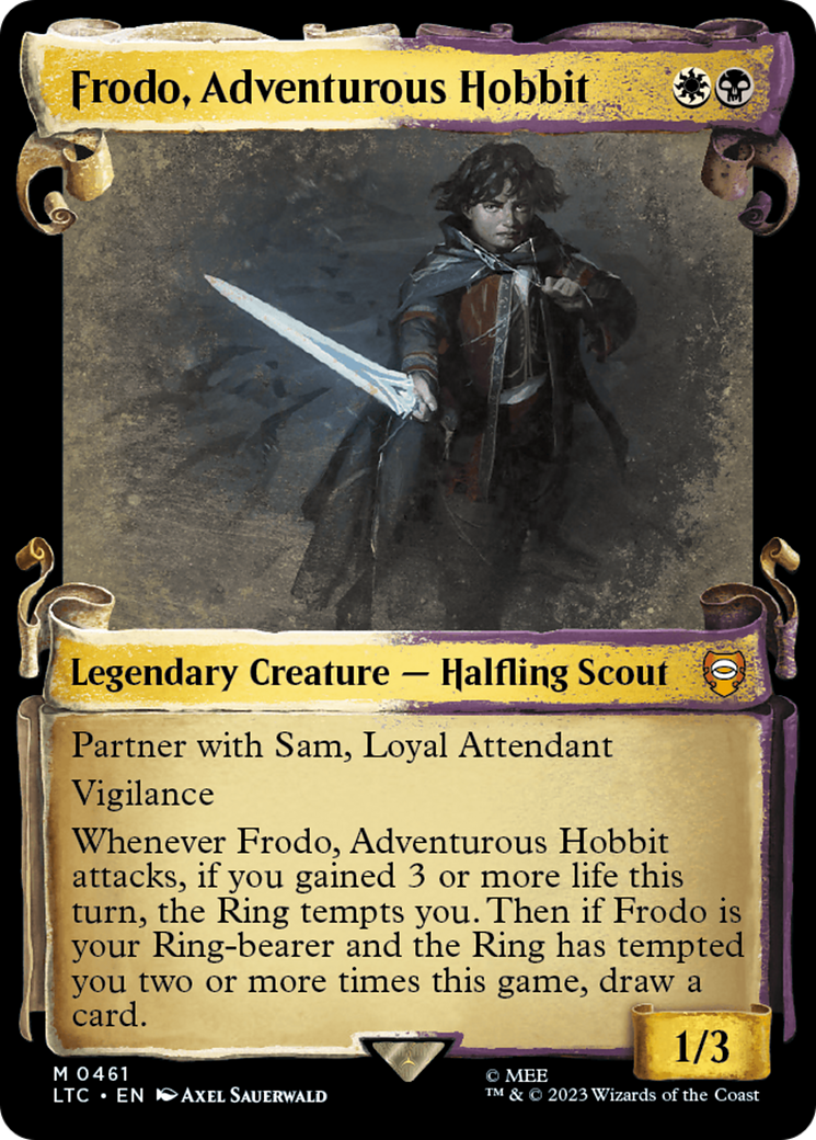 Frodo, Adventurous Hobbit [The Lord of the Rings: Tales of Middle-Earth Commander Showcase Scrolls] - Destination Retro