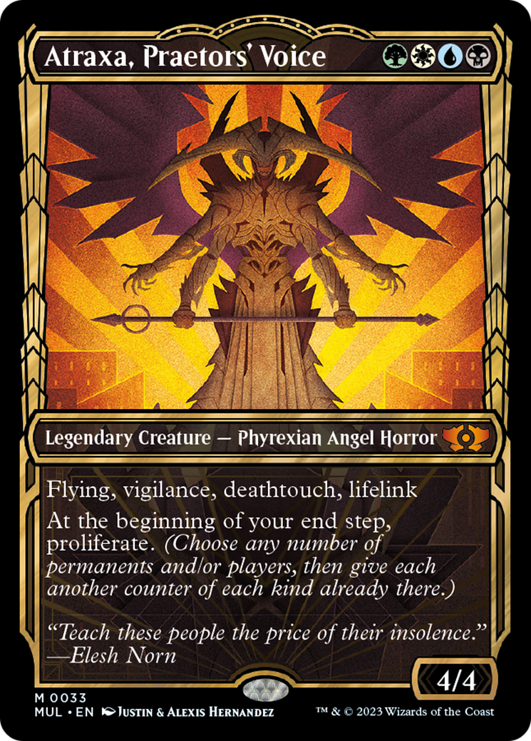 Atraxa, Praetors' Voice (Halo Foil) [Multiverse Legends] - Destination Retro