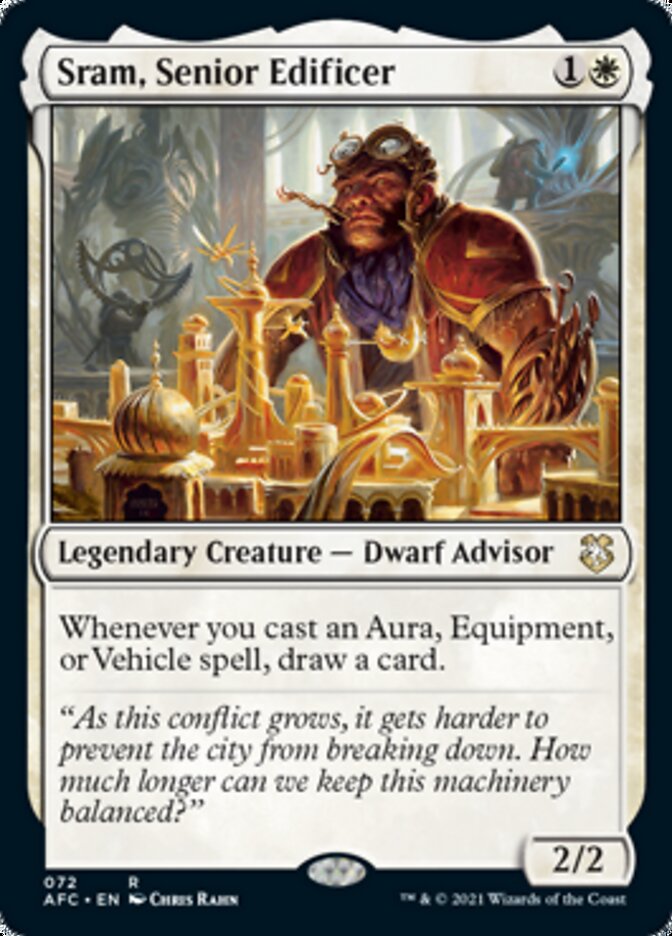 Sram, Senior Edificer [Dungeons & Dragons: Adventures in the Forgotten Realms Commander] - Destination Retro