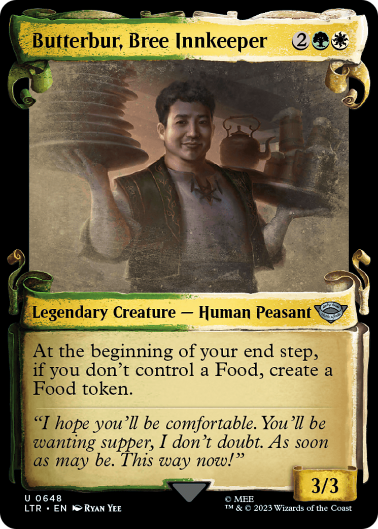 Butterbur, Bree Innkeeper [The Lord of the Rings: Tales of Middle-Earth Showcase Scrolls] - Destination Retro