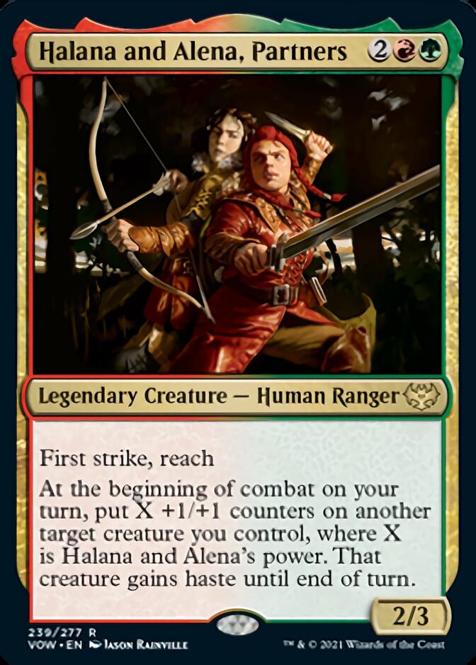 Halana and Alena, Partners [Innistrad: Crimson Vow] - Destination Retro