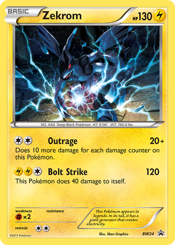 Zekrom (BW24) [Black & White: Black Star Promos] - Destination Retro