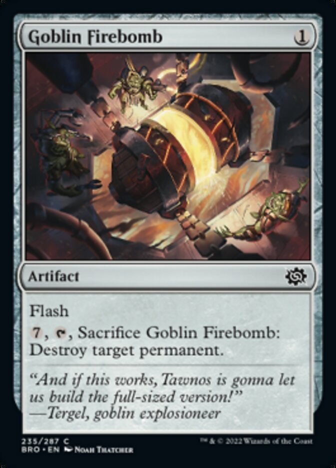 Goblin Firebomb [The Brothers' War] - Destination Retro