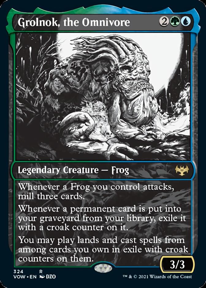 Grolnok, the Omnivore (Showcase Eternal Night) [Innistrad: Crimson Vow] - Destination Retro