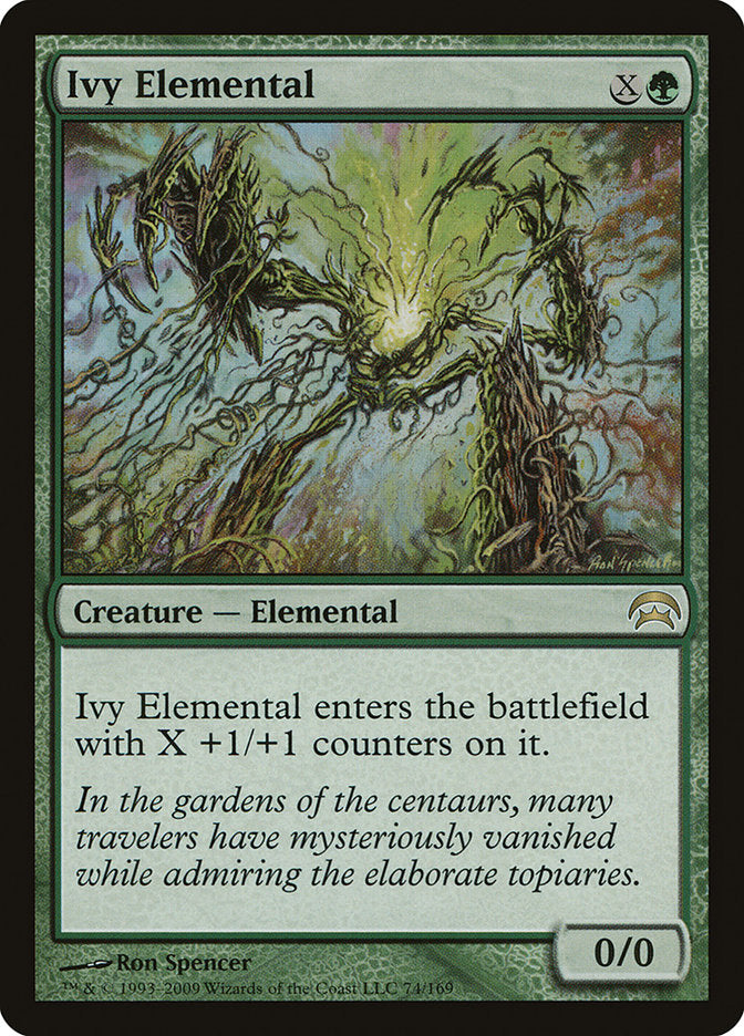 Ivy Elemental [Planechase] - Destination Retro
