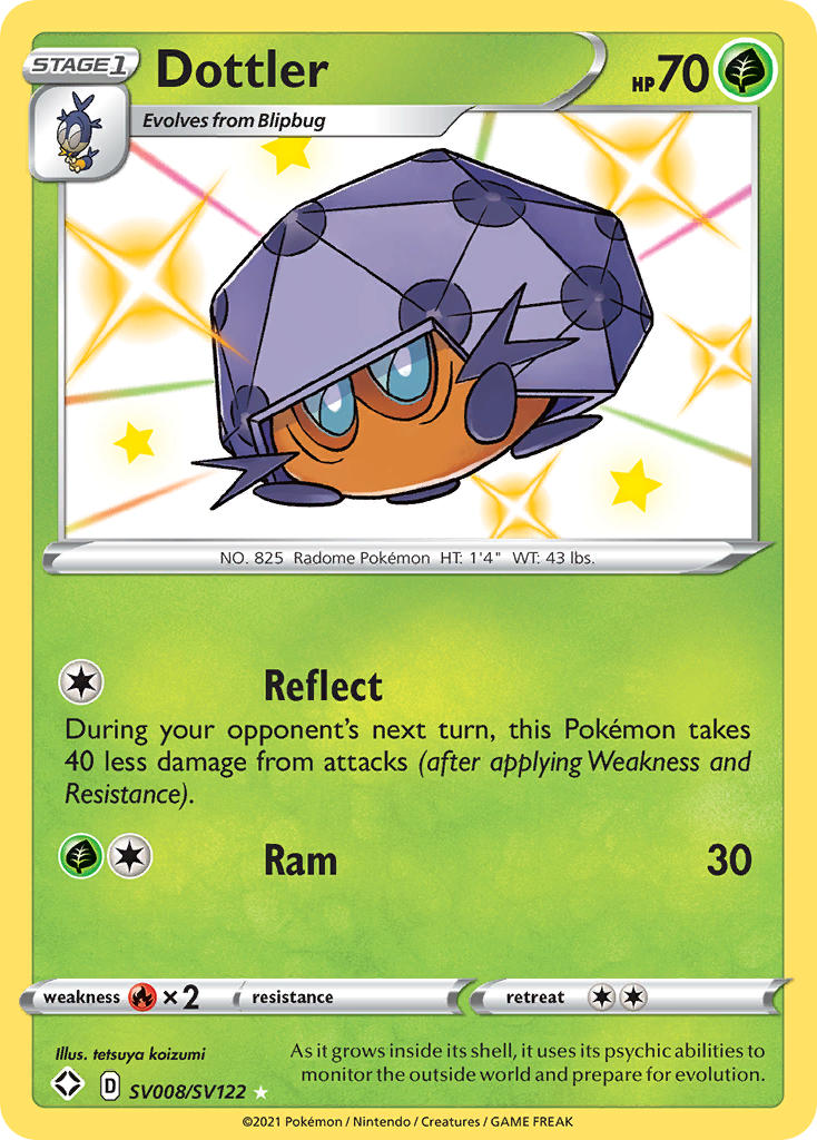 Dottler (SV008/SV122) [Sword & Shield: Shining Fates] - Destination Retro
