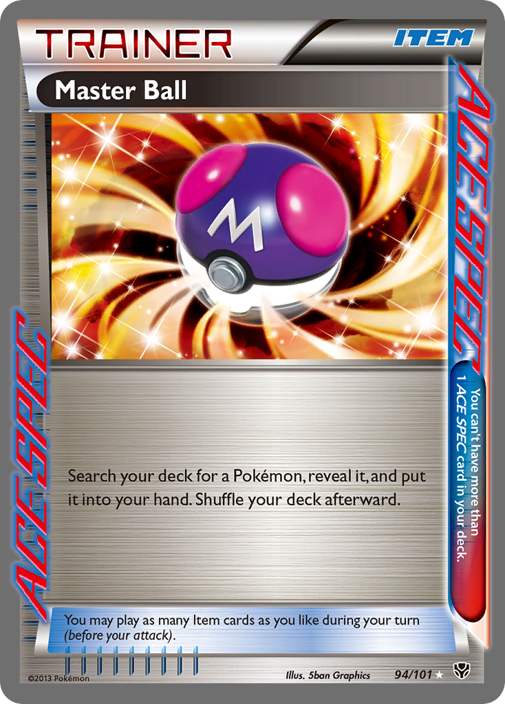 Master Ball (94/101) [Black & White: Plasma Blast] - Destination Retro