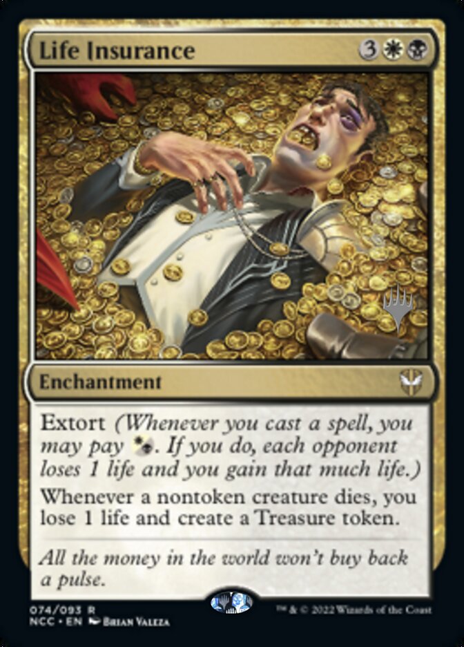 Life Insurance (Promo Pack) [Streets of New Capenna Commander Promos] - Destination Retro