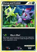 Zorua and Celebi [Jumbo Cards] - Destination Retro