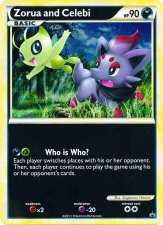 Zorua and Celebi [Jumbo Cards] - Destination Retro